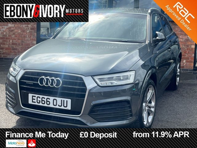 View our Audi Q3 2.0 TDI S line Plus SUV 5dr Diesel S Tronic quattro Euro 6 (s/s) (184 ps)