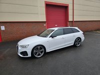 USED 2020 70 AUDI A4 AVANT 2.0 TFSI 40 Black Edition Estate 5dr Petrol S Tronic Euro 6 (s/s) (190 ps) BLACK EDITION WITH F-AUDI S/H