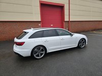 USED 2020 70 AUDI A4 AVANT 2.0 TFSI 40 Black Edition Estate 5dr Petrol S Tronic Euro 6 (s/s) (190 ps) BLACK EDITION WITH F-AUDI S/H