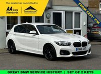USED 2018 68 BMW 1 SERIES 2.0 118d M Sport Shadow Edition Hatchback 5dr Diesel Auto Euro 6 (s/s) (150 ps) Great BMW Service History  |   Set of 2 Keys