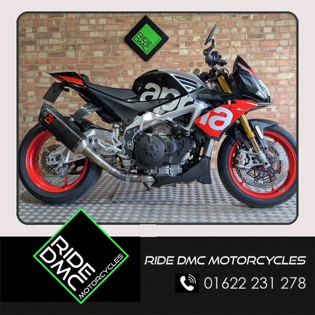 View our Aprilia Tuono 1100 V4 FACTORY. SERVICED. AKRAPOVIC. LOVELY CONDITION.