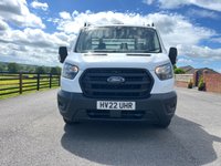 USED 2022 22 FORD TRANSIT 130 2.0 350 EcoBlue HD Leader DROPSIDE RWD L4 Euro 6 +VAT 