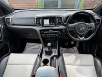 USED 2018 18 KIA SPORTAGE 1.6 T-GDi GT-Line SUV 5dr Petrol Manual Euro 6 (174 bhp) FULL LEATHER SEATS & SAT NAV