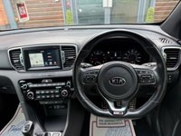 USED 2018 18 KIA SPORTAGE 1.6 T-GDi GT-Line SUV 5dr Petrol Manual Euro 6 (174 bhp) FULL LEATHER SEATS & SAT NAV