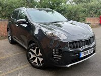 USED 2018 18 KIA SPORTAGE 1.6 T-GDi GT-Line SUV 5dr Petrol Manual Euro 6 (174 bhp) FULL LEATHER SEATS & SAT NAV