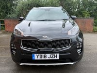 USED 2018 18 KIA SPORTAGE 1.6 T-GDi GT-Line SUV 5dr Petrol Manual Euro 6 (174 bhp) FULL LEATHER SEATS & SAT NAV