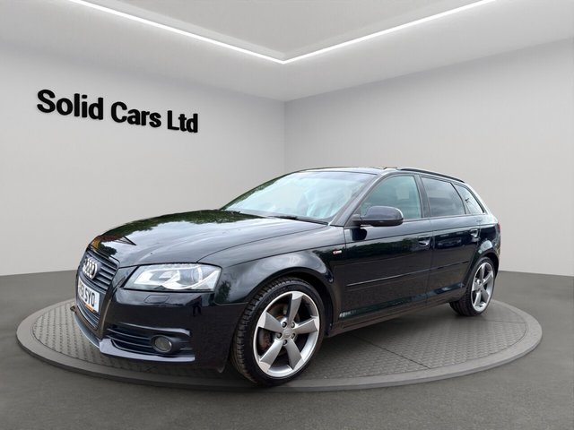 2011 61 AUDI A3 2.0 TDI Black Edition Sportback 5dr Diesel Manual quattro Euro 5 (s/s) (170 ps) Nationwide Delivery Available - Full Audi Dealer History 13 Stamps