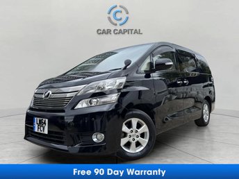 2014 TOYOTA VELLFIRE 2.4 CVT PETROL 8 SEATS 240 S PRIME &pound;14950.00