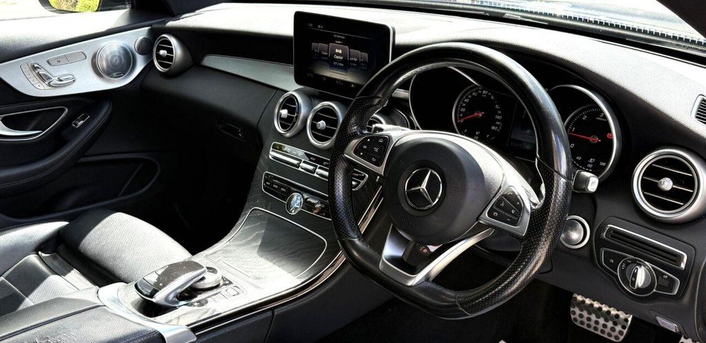 USED 2017 Y MERCEDES-BENZ C CLASS 2.1 C250d AMG Line (Premium Plus) G-Tronic+ Euro 6 (s/s) 2dr HUGE SPEC|PANROOF|NIGHT PACK|