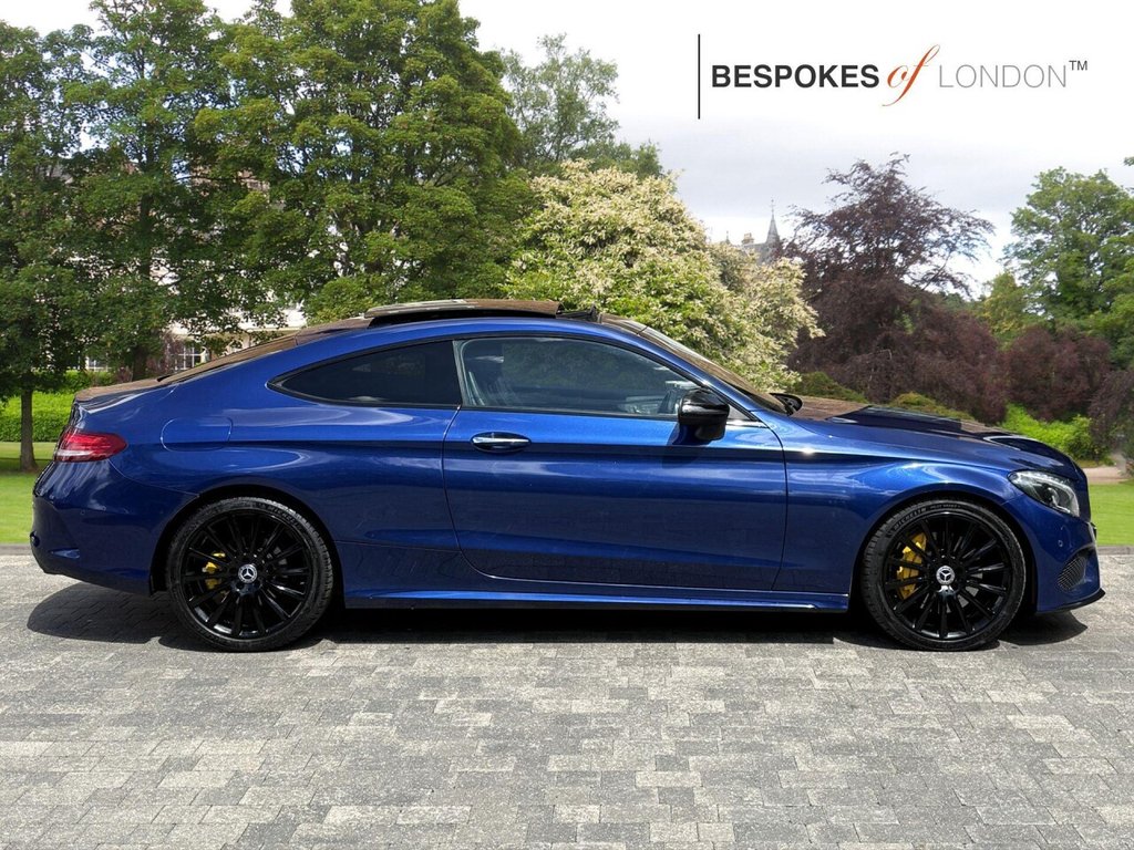 USED 2017 Y MERCEDES-BENZ C CLASS 2.1 C250d AMG Line (Premium Plus) G-Tronic+ Euro 6 (s/s) 2dr HUGE SPEC|PANROOF|NIGHT PACK|