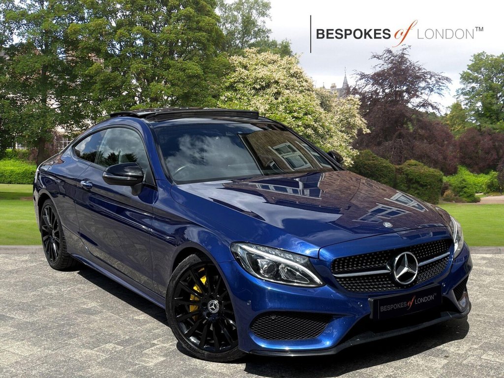 USED 2017 Y MERCEDES-BENZ C CLASS 2.1 C250d AMG Line (Premium Plus) G-Tronic+ Euro 6 (s/s) 2dr HUGE SPEC|PANROOF|NIGHT PACK|