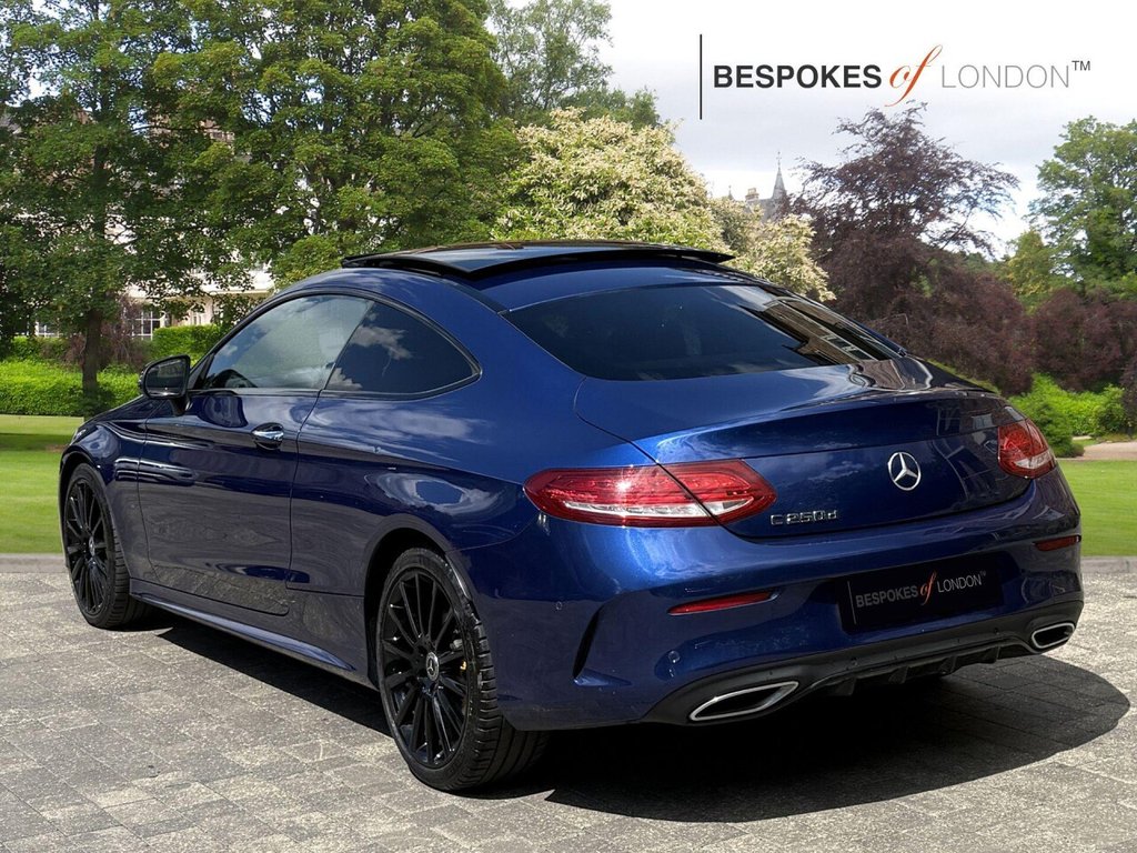 USED 2017 Y MERCEDES-BENZ C CLASS 2.1 C250d AMG Line (Premium Plus) G-Tronic+ Euro 6 (s/s) 2dr HUGE SPEC|PANROOF|NIGHT PACK|