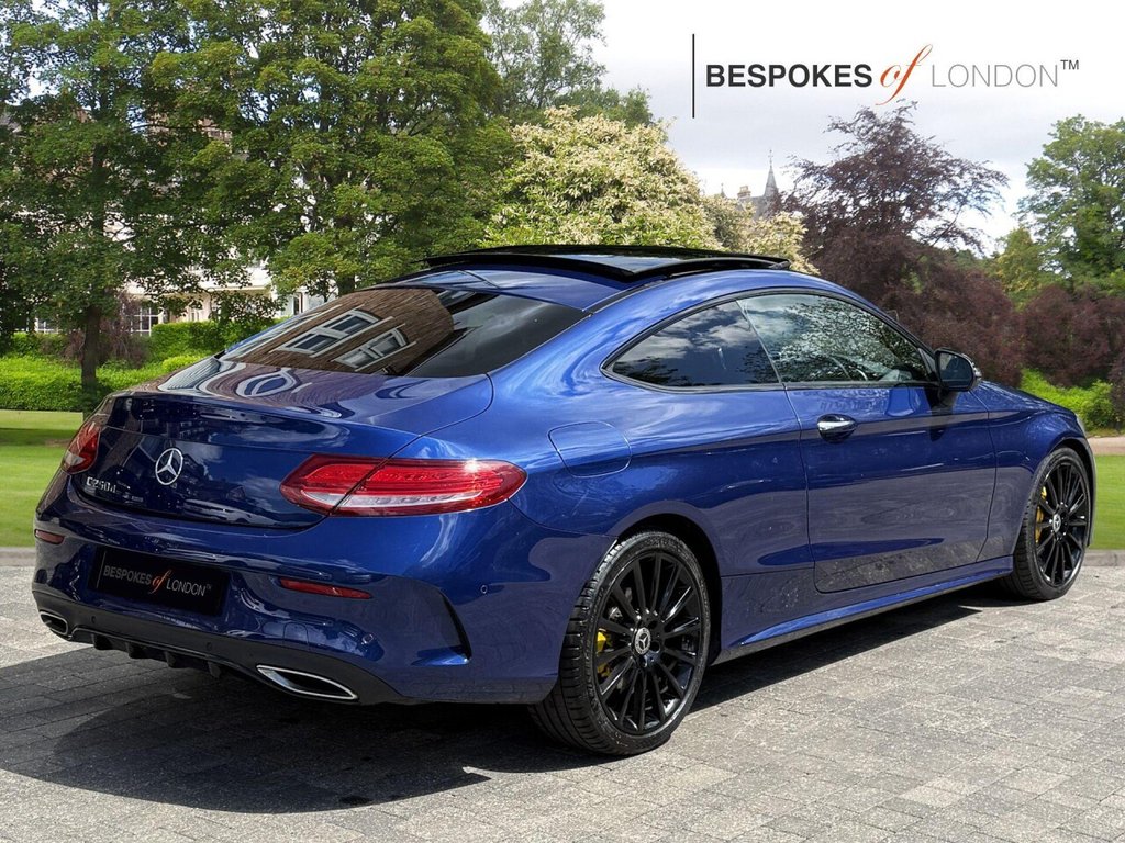 USED 2017 Y MERCEDES-BENZ C CLASS 2.1 C250d AMG Line (Premium Plus) G-Tronic+ Euro 6 (s/s) 2dr HUGE SPEC|PANROOF|NIGHT PACK|