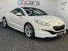 USED 2013 63 PEUGEOT RCZ 2.0 HDi GT Coupe 2dr Diesel Manual Euro 5 (163 ps) LONG MOT VALID UNTIL JUN 2027 WITH NO ADVISORIES, 10 RECORDED SERVICE STAMPS, CAMBELT AND WATER PUMP REPLACED IN 2023, STUNNING WHITE WITH CONTRASTING BLACK ROOF, RETRACTABLE REAR SPOILER, PRIVACY GLASS, TWIN SPORT EXHAUSTS, BLACK LEATHER UPHOLSTERY, ELECTRIC HEATED MEMORY SEATS, AIR CONDITIONING, BLUETOOTH CONNECTIVITY, CRUISE CONTROL, PARKING SENSORS, ELECTRIC HEATED FOLDING MIRRORS, RAIN SENSING WIPERS, LARGE BOOT, GREAT FUEL ECONOMY, 2 KEYS.