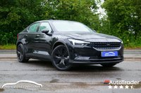 USED 2023 23 POLESTAR POLESTAR 2 Single Motor 78kWh Long Range Fastback 5dr Electric Auto FWD (231 ps) SPACE BLACK METALLIC PAINTWORK + SURROUND CAMERA + ADAPTIVE CRUISE