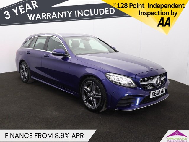 View our Mercedes-Benz C-Class 1.5 C200 MHEV EQ Boost AMG Line Estate 5dr Petrol G-Tronic+ Euro 6 (s/s) (198 ps)