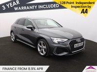 USED 2022 22 AUDI A3 1.0 TFSI 30 S line Sportback 5dr Petrol Manual Euro 6 (s/s) (110 ps) PARKING SENSORS | BLUETOOTH
