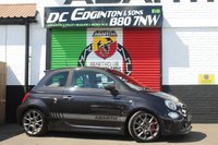 USED 2017 67 ABARTH 595 1.4 T-Jet Competizione Hatchback 3dr Petrol Manual Euro 6 (180 bhp) SCORPIONE BLACK--CARBON NATURAL SABELT--RED BREMBO