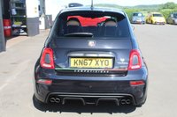 USED 2017 67 ABARTH 595 1.4 T-Jet Competizione Hatchback 3dr Petrol Manual Euro 6 (180 bhp) SCORPIONE BLACK--CARBON NATURAL SABELT--RED BREMBO