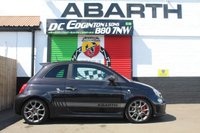 USED 2017 67 ABARTH 595 1.4 T-Jet Competizione Hatchback 3dr Petrol Manual Euro 6 (180 bhp) SCORPIONE BLACK--CARBON NATURAL SABELT--RED BREMBO