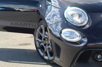 USED 2017 67 ABARTH 595 1.4 T-Jet Competizione Hatchback 3dr Petrol Manual Euro 6 (180 bhp) SCORPIONE BLACK--CARBON NATURAL SABELT--RED BREMBO