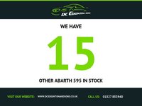 USED 2017 67 ABARTH 595 1.4 T-Jet Competizione Hatchback 3dr Petrol Manual Euro 6 (180 bhp) SCORPIONE BLACK--CARBON NATURAL SABELT--RED BREMBO