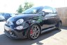 USED 2017 67 ABARTH 595 1.4 T-Jet Competizione Hatchback 3dr Petrol Manual Euro 6 (180 bhp) SCORPIONE BLACK--CARBON NATURAL SABELT--RED BREMBO