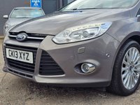USED 2013 13 FORD FOCUS 1.0T EcoBoost Titanium X Hatchback 5dr Petrol Manual Euro 5 (s/s) (125 ps) FSH + &pound;35 TAX + SENSORS + REVERSE CAERA + SAT NAV + CRUISE