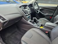 USED 2013 13 FORD FOCUS 1.0T EcoBoost Titanium X Hatchback 5dr Petrol Manual Euro 5 (s/s) (125 ps) FSH + &pound;35 TAX + SENSORS + REVERSE CAERA + SAT NAV + CRUISE