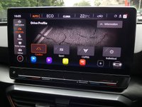 USED 2024 73 CUPRA LEON 1.4 eHybrid 12.8kWh VZ2 5d Petrol Plug-in Hybrid DSG 245 S/S SAT NAV, DIGITAL COCKPIT, 19 INCH ALLOYS, APPLE CARPLAY & ANDROID AUTO, REAR VIEW CAMERA, PARK PILOT FRONT/REAR & SIDE, PARK ASSIST, DAB RADIO, BLUETOOTH, ADAPTIVE CRUISE CONTROL, LANE ASSIST, WIRELESS PHONE CHARGER, DRIVE PROFILE, 3 ZONE CLIMATE CONTROL, DSG AUTOMATIC, FULL LED HEADLIGHTS, HEATED FLAT BOTTOM TIPTRONIC STEERING WHEEL, POWER FOLDING MIRRORS, AUTO LIGHTS & WIPERS, VOICE CONTROL, KEYLESS ENTRY & START, PART LEATHER INTERIOR, 4x USB C PORTS, 1 OWNER, GOOD SERVICE HISTORY