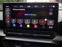 USED 2024 73 CUPRA LEON 1.4 eHybrid 12.8kWh VZ2 5d Petrol Plug-in Hybrid DSG 245 S/S SAT NAV, DIGITAL COCKPIT, 19 INCH ALLOYS, APPLE CARPLAY & ANDROID AUTO, REAR VIEW CAMERA, PARK PILOT FRONT/REAR & SIDE, PARK ASSIST, DAB RADIO, BLUETOOTH, ADAPTIVE CRUISE CONTROL, LANE ASSIST, WIRELESS PHONE CHARGER, DRIVE PROFILE, 3 ZONE CLIMATE CONTROL, DSG AUTOMATIC, FULL LED HEADLIGHTS, HEATED FLAT BOTTOM TIPTRONIC STEERING WHEEL, POWER FOLDING MIRRORS, AUTO LIGHTS & WIPERS, VOICE CONTROL, KEYLESS ENTRY & START, PART LEATHER INTERIOR, 4x USB C PORTS, 1 OWNER, GOOD SERVICE HISTORY