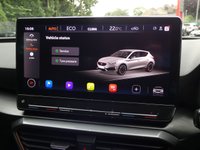 USED 2024 73 CUPRA LEON 1.4 eHybrid 12.8kWh VZ2 5d Petrol Plug-in Hybrid DSG 245 S/S SAT NAV, DIGITAL COCKPIT, 19 INCH ALLOYS, APPLE CARPLAY & ANDROID AUTO, REAR VIEW CAMERA, PARK PILOT FRONT/REAR & SIDE, PARK ASSIST, DAB RADIO, BLUETOOTH, ADAPTIVE CRUISE CONTROL, LANE ASSIST, WIRELESS PHONE CHARGER, DRIVE PROFILE, 3 ZONE CLIMATE CONTROL, DSG AUTOMATIC, FULL LED HEADLIGHTS, HEATED FLAT BOTTOM TIPTRONIC STEERING WHEEL, POWER FOLDING MIRRORS, AUTO LIGHTS & WIPERS, VOICE CONTROL, KEYLESS ENTRY & START, PART LEATHER INTERIOR, 4x USB C PORTS, 1 OWNER, GOOD SERVICE HISTORY