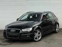 USED 2014 64 AUDI A3 1.2 TFSI S line Sportback 5dr Petrol Manual Euro 6 (s/s) (110 ps) LOW MILEAGE REAR PARKING SENSORS