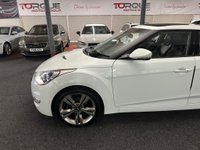 USED 2013 63 HYUNDAI VELOSTER 1.6 GDi Sport Hatchback 4dr Petrol Manual Euro 5 (140 ps) AMAZING HISTORY | 43MPG