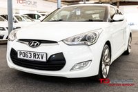 USED 2013 63 HYUNDAI VELOSTER 1.6 GDi Sport Hatchback 4dr Petrol Manual Euro 5 (140 ps) Timing Chain | Just Serviced by TMG