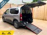 USED 2022 22 PEUGEOT RIFTER 3 Seat Petrol Auto Wheelchair Accessible Disabled Access Vehicle WAV 