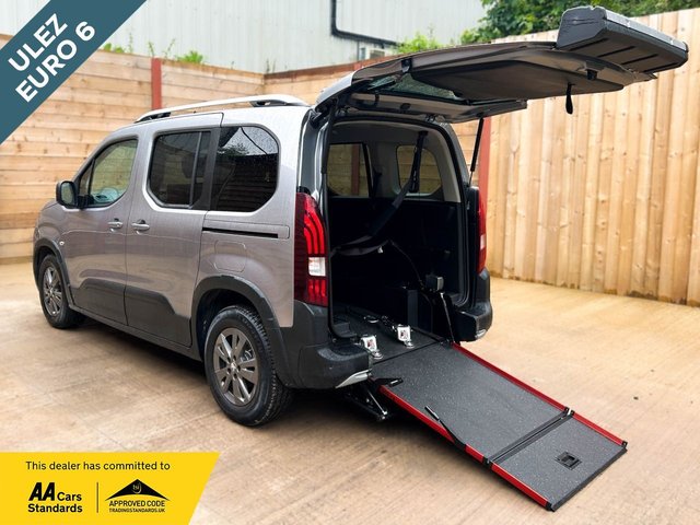 View our Peugeot Rifter 3 Seat Petrol Auto Wheelchair Accessible Disabled Access Vehicle WAV