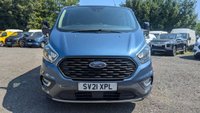 USED 2021 21 FORD TRANSIT CUSTOM Crew Van Double Cab Active Automatic Tdci 170 PS L1 H1 320 With Air Conditioning, Sat Nav, Reverse Camera, Electric Pack, Alloy Wheels, Running Boards, Tailgate, Bulkhead and Ply Lining finished in Chrome Blue in great condition. Service History . Make yor next van purchase in a colour . Upgrade your fleet or business transport with a Ford Transit Custom Crew Van Active, finished in a standout Chrome Blue. This L1 H1 Double Cab combines commercial practicality with executive-level specification. Powered by a responsive 170 PS TDCi engine mated to an automatic transmission, it delivers effortless torque and a refined drive. The van is in great condition and comes with a full service history, confirming its meticulous maintenance record.  Designed for both team transport and cargo, the double cab layout features a full bulkhead and a professionally fitted ply lining, protecting the load area from daily wear. The tailgate provides easy access, while air conditioning, satellite navigation, and a reverse camera make every journey safer and more comfortable. The electric pack, alloy wheels, and running boards enhance both usability and presence. Make your next van purchase in a colour that stands out for the right reasons. Contact us today to view this exceptional example. 