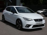 USED 2023 73 SEAT IBIZA 1.0 TSI FR Sport 5d 110 S/S 1 OWNER, FULL LINK FOR WIRELESS APPLE CARPLAY / ANDROID AUTO, SAT NAV, DIGITAL COCKPIT, LEATHER ALCANTARA, LED LIGHTS, AUTO LIGHTS & WIPERS, POWER FOLDING MIRRORS, CRUISE CONTROL & SPEED LIMITER, VOICE CONTROL, DAB RADIO, BLUETOOTH, VOICE CONTROL, MANUAL 6 SPEED GEARBOX, TINTED GLASS, 18 INCH ALLOY WHEELS, FRONT FOG LIGHTS, LEATHER FLAT BOTTOM MULTIFUNCTION STEERING WHEEL, 2x USB C, CLIMATE CONTROL, DRIVE SELECT, ADJUSTABLE BACKGROUND LIGHTING, LANE ASSIST, ISO FIX, SERVICE HISTORY