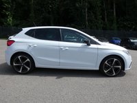 USED 2023 73 SEAT IBIZA 1.0 TSI FR Sport 5d 110 S/S 1 OWNER, FULL LINK FOR WIRELESS APPLE CARPLAY / ANDROID AUTO, SAT NAV, DIGITAL COCKPIT, LEATHER ALCANTARA, LED LIGHTS, AUTO LIGHTS & WIPERS, POWER FOLDING MIRRORS, CRUISE CONTROL & SPEED LIMITER, VOICE CONTROL, DAB RADIO, BLUETOOTH, VOICE CONTROL, MANUAL 6 SPEED GEARBOX, TINTED GLASS, 18 INCH ALLOY WHEELS, FRONT FOG LIGHTS, LEATHER FLAT BOTTOM MULTIFUNCTION STEERING WHEEL, 2x USB C, CLIMATE CONTROL, DRIVE SELECT, ADJUSTABLE BACKGROUND LIGHTING, LANE ASSIST, ISO FIX, SERVICE HISTORY