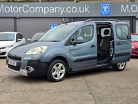 USED 2012 12 PEUGEOT PARTNER TEPEE 1.6 HDi 8v Tepee Outdoor MPV 5dr Diesel Manual (139 g/km, 115 bhp) LOW MILES + FDH + 1 OWNER + EASY ACCES SLIDING DOORS