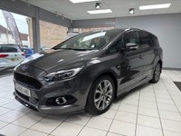 USED 2018 68 FORD S-MAX 2.0 TDCi ST-Line MPV 5dr Diesel Manual Euro 6 (s/s) (180 ps) MAGNETIC GREY / ST-LINE / 7 SEATER / TOUCHSCREEN APPLE CARPLAY & ANDROID AUTO / FRONT & REAR SENSORS / AMBIENT LIGHTING / HEATED SEATS / HEATED WINDSCREEN / LANE CONTROL / NAVIGATION / CRUISE CONTROL