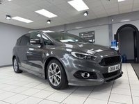 USED 2018 68 FORD S-MAX 2.0 TDCi ST-Line MPV 5dr Diesel Manual Euro 6 (s/s) (180 ps) MAGNETIC GREY / ST-LINE / 7 SEATER / TOUCHSCREEN APPLE CARPLAY & ANDROID AUTO / FRONT & REAR SENSORS / AMBIENT LIGHTING / HEATED SEATS / HEATED WINDSCREEN / LANE CONTROL / NAVIGATION / CRUISE CONTROL