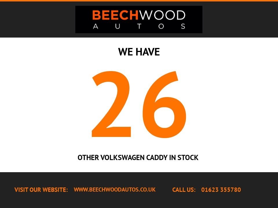 USED 2018 18 VOLKSWAGEN CADDY 1.2 TSI C20 BlueMotion Tech BEECHWOOD CUSTOM Panel Van 5dr Petrol Manual SWB Euro 6 (s/s) (84 ps) **BESPOKE FINANCE PACKAGES**