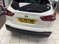 USED 2021 70 NISSAN QASHQAI 1.3 DIG-T N-Motion SUV 5dr Petrol Manual Euro 6 (s/s) (140 ps) STORM WHITE / 3D QUITLED NAPPA LEATHER / PANORAMIC ROOF / TOUCHSCREEN APPLE CARPLAY & ANDROID AUTO / REAR SENSORS / 360 CAMERAS / HEATED SEATS / DAB / CRUISE CONTROL