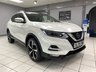 USED 2021 70 NISSAN QASHQAI 1.3 DIG-T N-Motion SUV 5dr Petrol Manual Euro 6 (s/s) (140 ps) STORM WHITE / 3D QUITLED NAPPA LEATHER / PANORAMIC ROOF / TOUCHSCREEN APPLE CARPLAY & ANDROID AUTO / REAR SENSORS / 360 CAMERAS / HEATED SEATS / DAB / CRUISE CONTROL