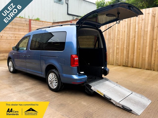 View our Volkswagen Caddy Maxi Life 4 Seat Auto Wheelchair Accessible Disabled Access Vehicle WAV