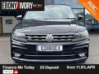 USED 2018 18 VOLKSWAGEN TIGUAN 2.0 BiTDI R-Line SUV 5dr Diesel DSG 4Motion Euro 6 (s/s) (240 ps) 2 KEYS, GREAT MAIN DEALER SERVICE HISTORY INCLUDING HALDEX AND GEARBOX
