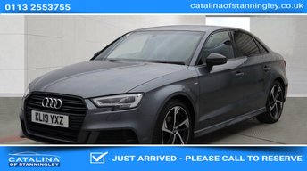 2019 AUDI A3 1.5 TFSI CoD 35 Black Edition Saloon 4dr Petrol S Tronic Euro 6 (s/s) (150 ps) &pound;12500.00