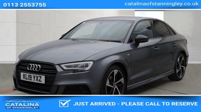 View our Audi A3 1.5 TFSI CoD 35 Black Edition Saloon 4dr Petrol S Tronic Euro 6 (s/s) (150 ps)